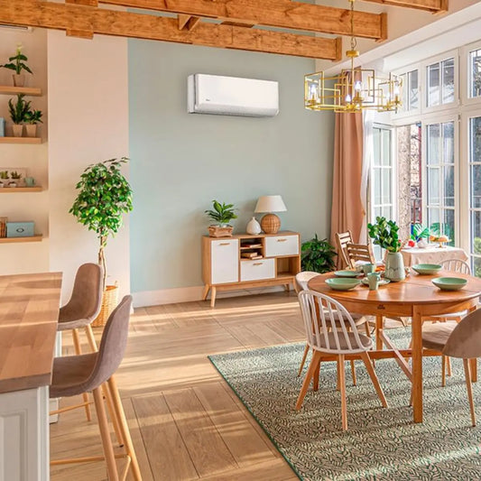 MIDEA Climatiseur 2 en 1 wifi Midea Breezeless E 2,5 kW + 5,2 kW